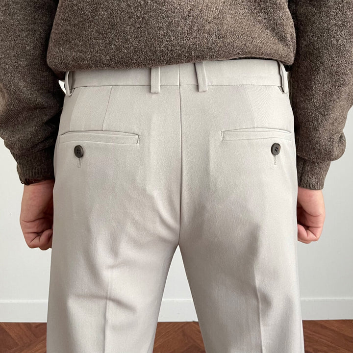 Slim Fit Comfort Suit Pants(Pull-on)
