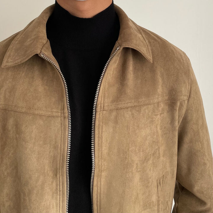 Faux Suede Jacket