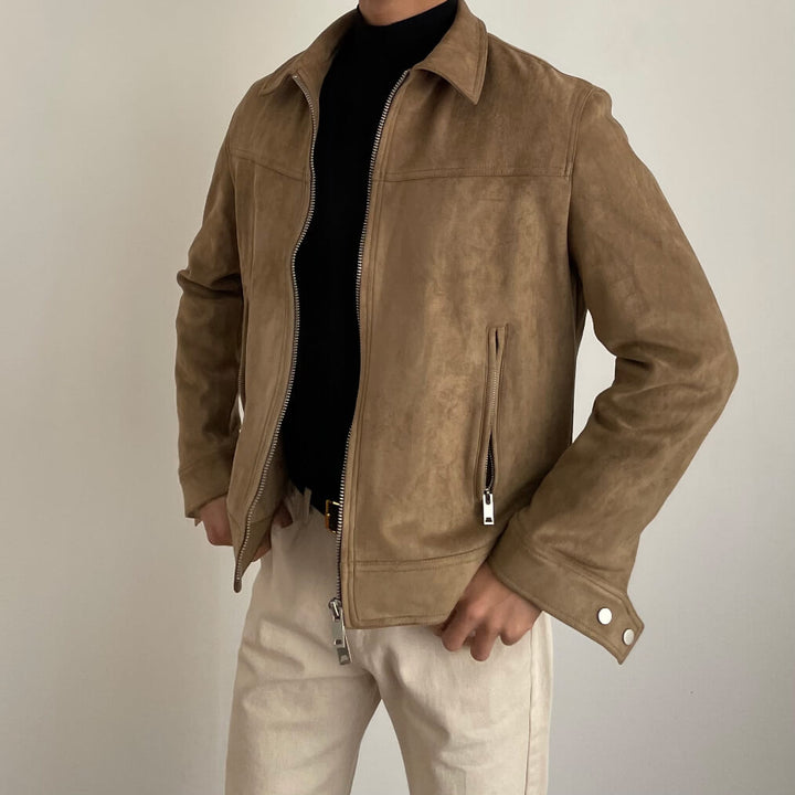 Faux Suede Jacket